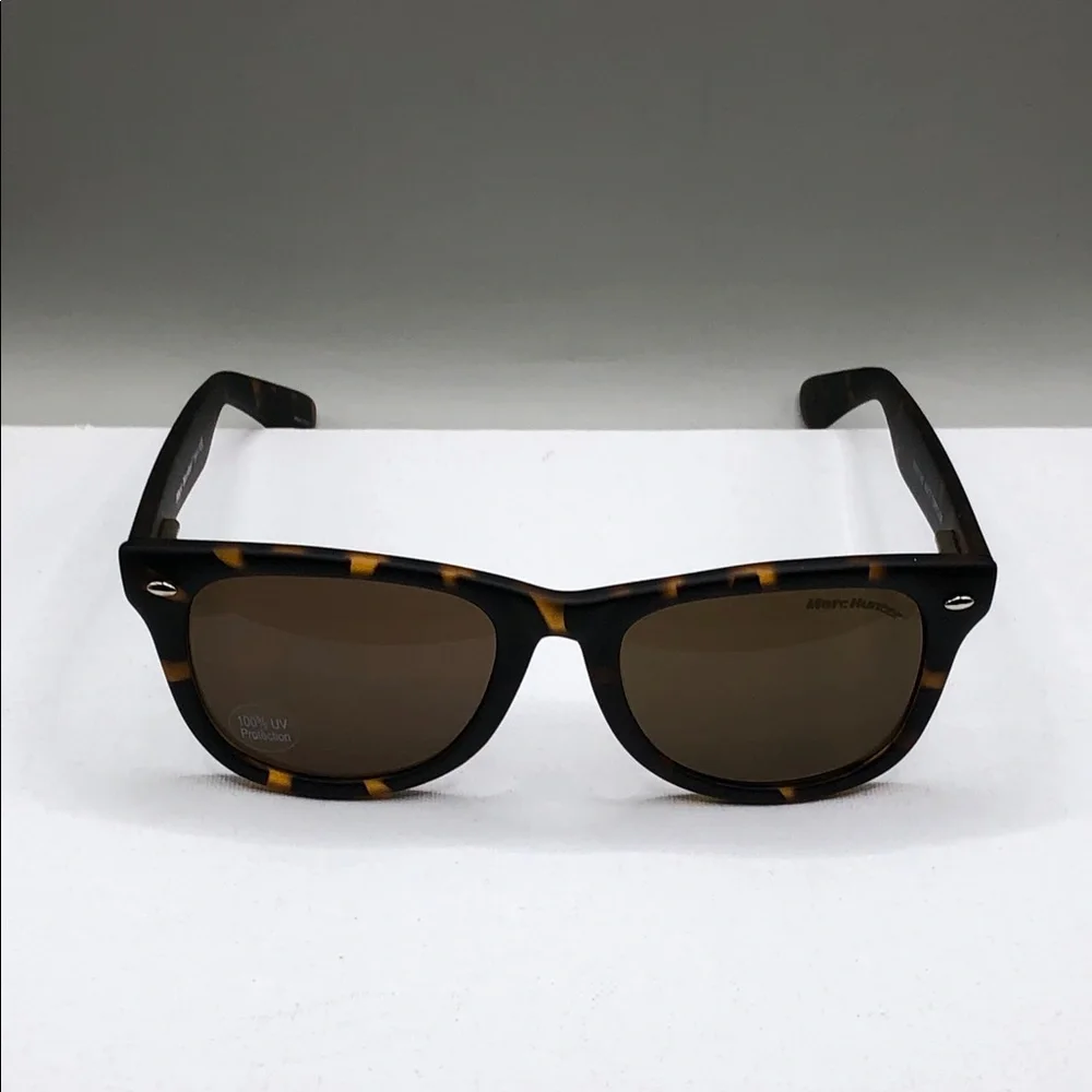 Marc Hunter Square Sunglasses 7904 Matte Tortoise Unisex Classic 50-21-145 New.